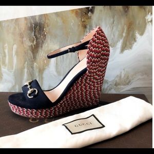 Authentic Gucci wedged